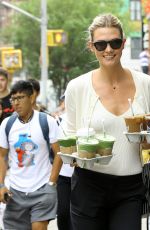 KARLIE KLOSS Out in New York 08/22/2018