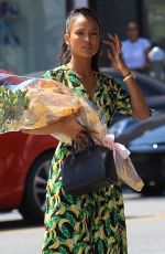 KARRUECHE TRAN Leaves Il Pastaio in Beverly Hills 08/27/2018