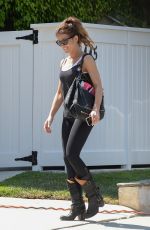 KATE BECKINSALE Leaves a Gym in Los Angeles 08/16/2018