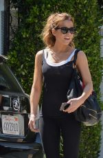 KATE BECKINSALE Leaves a Gym in Los Angeles 08/16/2018
