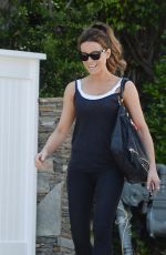 KATE BECKINSALE Leaves a Gym in Los Angeles 08/16/2018