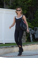 KATE BECKINSALE Leaves a Gym in Los Angeles 08/16/2018