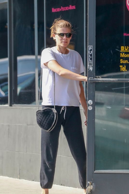 KATE MARA at a Nail Salon in Los Angeles 08/26/2018