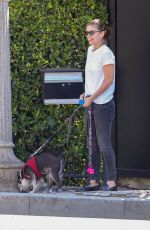 KATE MARA Walks Her Fogs Out in Los Angeles 08/28/2018
