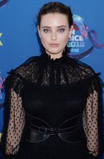 KATHERINE LANGFORD at 2018 Teen Choice Awards in Beverly Hills 08/12/2018