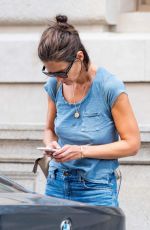 KATIE HOLMES in Denim Out in New York 08/27/2018