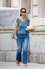 KATIE HOLMES in Denim Out in New York 08/27/2018