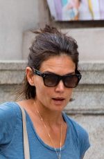 KATIE HOLMES in Denim Out in New York 08/27/2018