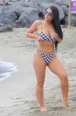 KATIE SALMON and INDIA JENNINGS in Bikinis at a Beach in Ibiza 07/24/2018