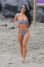 KATIE SALMON and INDIA JENNINGS in Bikinis at a Beach in Ibiza 07/24/2018