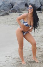 KATIE SALMON and INDIA JENNINGS in Bikinis at a Beach in Ibiza 07/24/2018