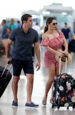 KELLY BROOK Arrives at Airport in Barcelona 08/11/2018