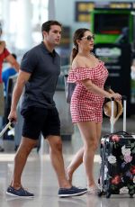 KELLY BROOK Arrives at Airport in Barcelona 08/11/2018