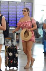 KELLY BROOK Arrives at Airport in Barcelona 08/11/2018
