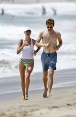 KELLY ROHRBACH in Bikini on the Beach in Malibu 08/01/2018