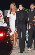 KENDALL and CAITLYN JENNER at Nobu in Los Angeles 08/22/2018