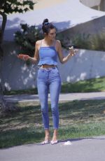 KENDALL JENNER in Jeans Out in Los Angeles 08/21/2018