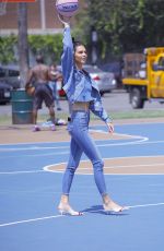 KENDALL JENNER in Jeans Out in Los Angeles 08/21/2018