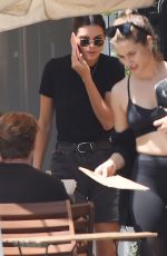 KENDALL JENNER Out for Lunch at Alfred Coffee in West Hollywood 08/15/2018