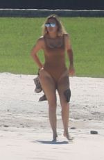 KHLOE KARDASHIAN in Swimsuit on the Beach in Mexico 08/13/2018