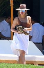 KHLOE KARDASHIAN in Swimsuit on the Beach in Mexico 08/13/2018