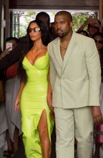 KIM KARDASHIAN Arrives at 2 Chainz Wedding in Miami 08/18/2018