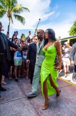 KIM KARDASHIAN Arrives at 2 Chainz Wedding in Miami 08/18/2018