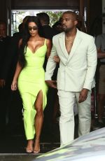KIM KARDASHIAN Arrives at 2 Chainz Wedding in Miami 08/18/2018