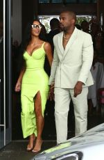 KIM KARDASHIAN Arrives at 2 Chainz Wedding in Miami 08/18/2018