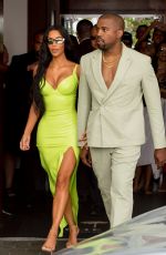 KIM KARDASHIAN Arrives at 2 Chainz Wedding in Miami 08/18/2018