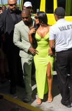 KIM KARDASHIAN Arrives at 2 Chainz Wedding in Miami 08/18/2018