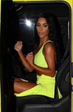 KIM KARDASHIAN Heading to a Party in Miami 08/17/2018
