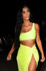 KIM KARDASHIAN Heading to a Party in Miami 08/17/2018