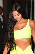 KIM KARDASHIAN Heading to a Party in Miami 08/17/2018