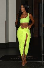 KIM KARDASHIAN Heading to a Party in Miami 08/17/2018