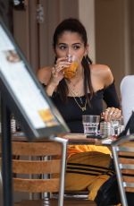 KIM TURNBULL Out and About in London 08/21/2018