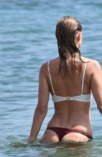 KIMBERLEY GARNER in Bikini on the Beach in Mykonos 08/12/2018