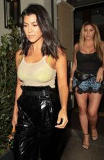 KOURTNEY KARDASHIAN at Madeo in Beverly Hills 08/08/2018