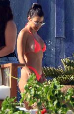 KOURTNEY KARDASHIAN in Bikini on Vacation in Cabo San Lucas 08/25/2018