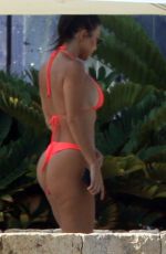 KOURTNEY KARDASHIAN in Bikini on Vacation in Cabo San Lucas 08/25/2018