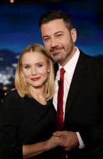 KRISTEN BELL at Jimmy Kimmel Live! in Los Angeles 08/08/2018