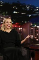KRISTEN BELL at Jimmy Kimmel Live! in Los Angeles 08/08/2018