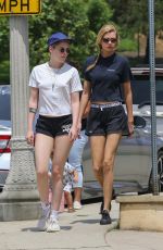 KRISTEN STEWART and STELLA MAXWELL out Hiking in Los Angeles 08/20/2018