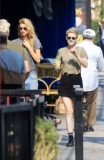 KRISTEN STEWART and STELLA MAXWELL Out in Los Angeles 08/11/2018