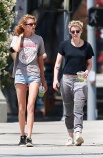 KRISTEN STEWART and STELLA MAXWELL Out in Los Angeles 08/16/2018