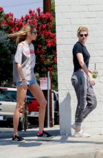 KRISTEN STEWART and STELLA MAXWELL Out in Los Angeles 08/16/2018
