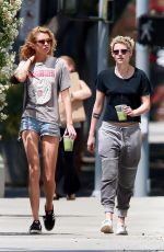KRISTEN STEWART and STELLA MAXWELL Out in Los Angeles 08/16/2018