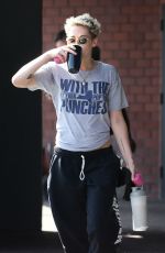 KRISTEN STEWART Leaves Karate Class at Hollywood Dojo 08/17/2018