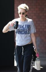 KRISTEN STEWART Leaves Karate Class at Hollywood Dojo 08/17/2018