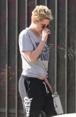 KRISTEN STEWART Leaves Karate Class at Hollywood Dojo 08/17/2018